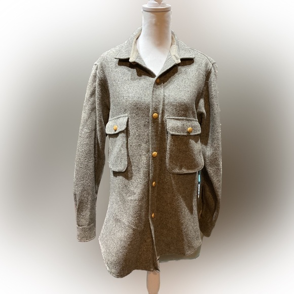 Gant Jackets & Blazers - Vintage 100% welsh virgin wool jacket/shirt